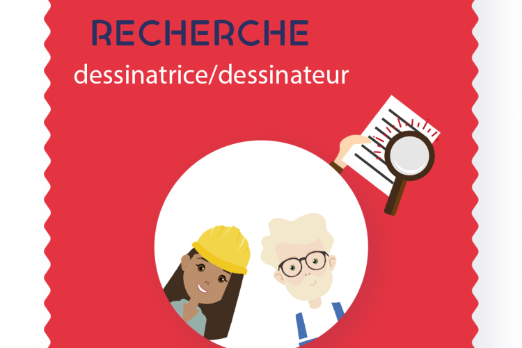 Le Groupement d'Employeurs Par'Temps cherche un dessinateur ou dessinatrice