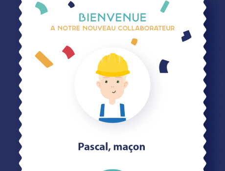 Maçon, Pascal, vient de rejoindre l'équipe de salariés Par'Temps