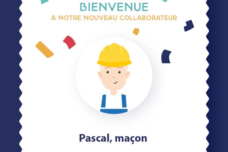 Maçon, Pascal, vient de rejoindre l'équipe de salariés Par'Temps