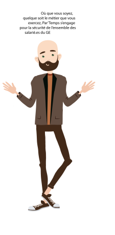 Notre monsieur prévention arrive virtuellement dans l'équipe Par'Temps