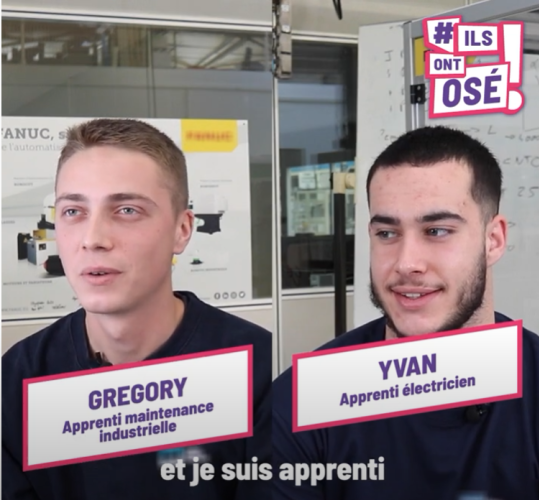 témoignages de deux jeunes en alternance #ilsontosé!