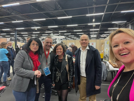 Rencontres avec les partenaires au salon Forma-Sarthe Janvier 2024