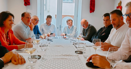 Rencontre et déjeuner avec les dirigeants du club de la Ferté Bernard