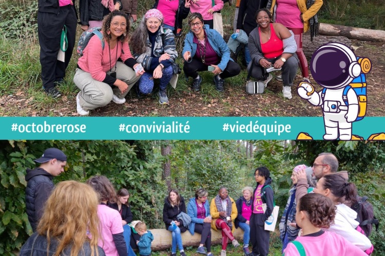 Randonnée et orientation pour Par'Temps et l'opération Octobre Rose