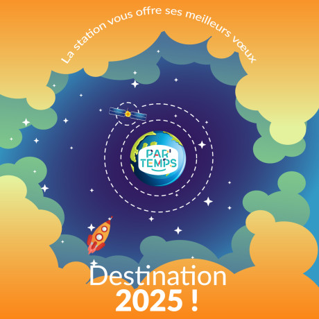 la carte pour fêter nos voeux à Par'Temps 2024