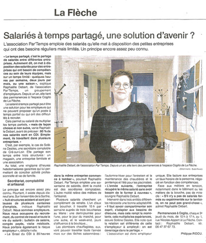 Interview sur les fondements du Groupement d'Employeurs Par'Temps