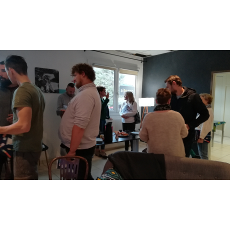 les salarié(e)s de Par'Temps sont venus s'informer sur les nouvelles procédures