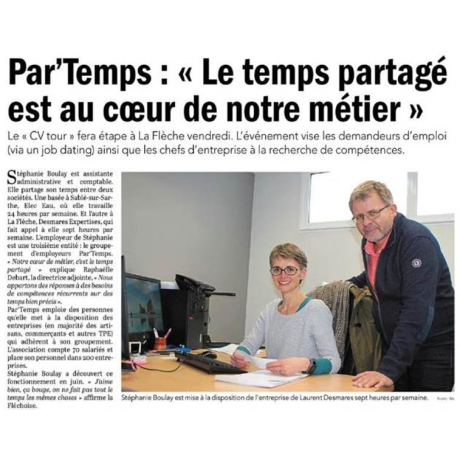 Une assistante administrative et comptable de Par'Temps en temps partagé