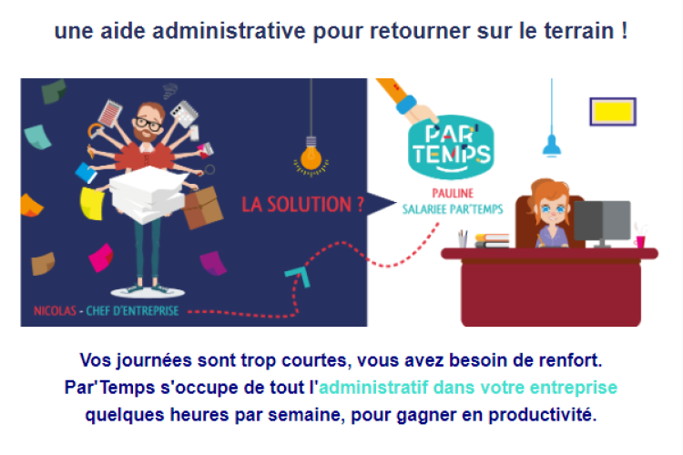 Le GE met à disposition un ou une assistant(e) comptable, administrative et commerciale